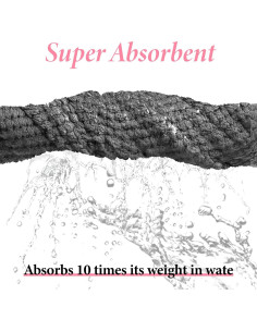 Paquete de 2 Toallas de Microfibra Yuomeaz para Cabello 2