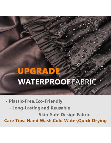 Gorro de Ducha Ajustable Himoswis Grande Impermeable Negro