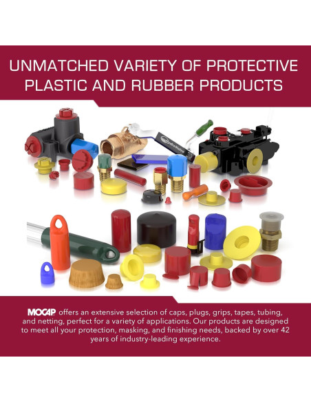 Tapones para Tubos Redondos MOCAP RN 0.750" (20-14ga) 130 Unidades