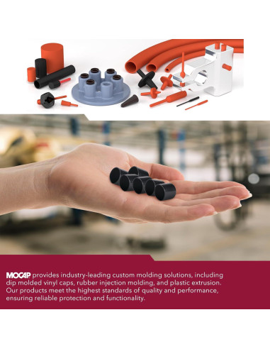 Tapones para Tubos Redondos MOCAP RN 0.750" (20-14ga) 130 Unidades