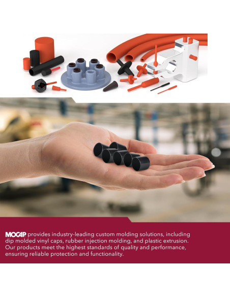 Tapones para Tubos Redondos MOCAP RN 0.750" (20-14ga) 130 Unidades