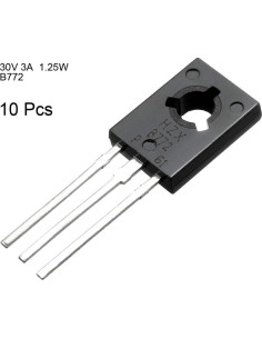 Transistores PNP uxcell B772 10 Pcs 30V 3A 1.25W 2