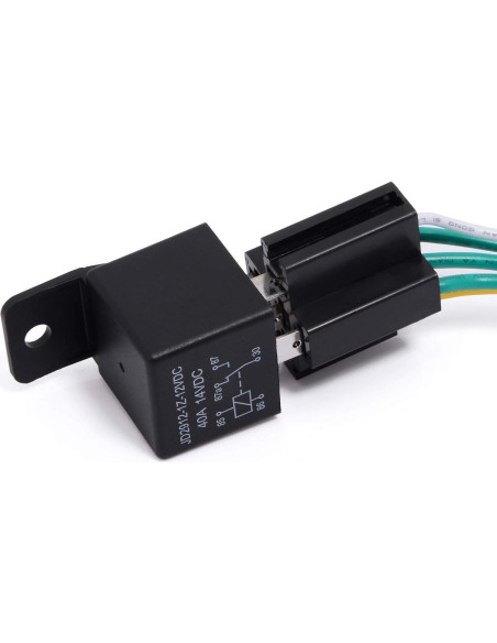 Relé de Motor EHDIS 12V 40A 5 Pines SPDT Paquete de 2