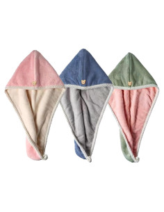 Toalla de Microfibra para Cabello Free Eagle - 3 Paquetes Secado Rápido