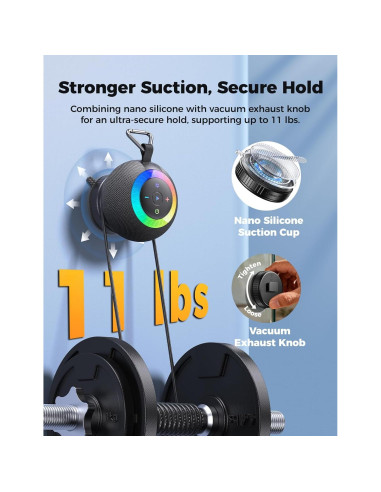 Altavoz Bluetooth Portátil DB F33 Impermeable 360 Negro