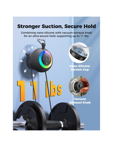 Altavoz Bluetooth Portátil DB F33 Impermeable 360 Negro