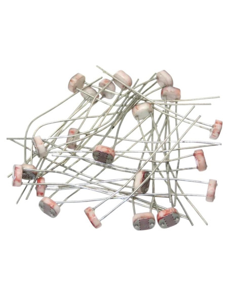 50 Piezas LDR 5MM Resistor Foto Sensible Genérico