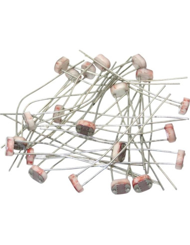50 Piezas LDR 5MM Resistor Foto Sensible Genérico