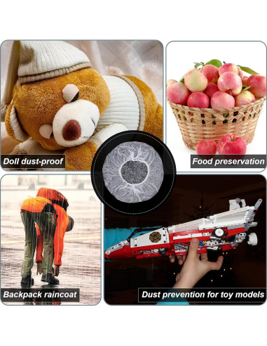 Gorras de Ducha Desechables SATINIOR 50 Pcs Grandes Impermeables