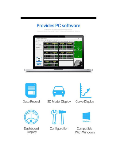 Sensor de Navegación Inercial WitMotion WTGAHRS3-TTL 6 Ejes