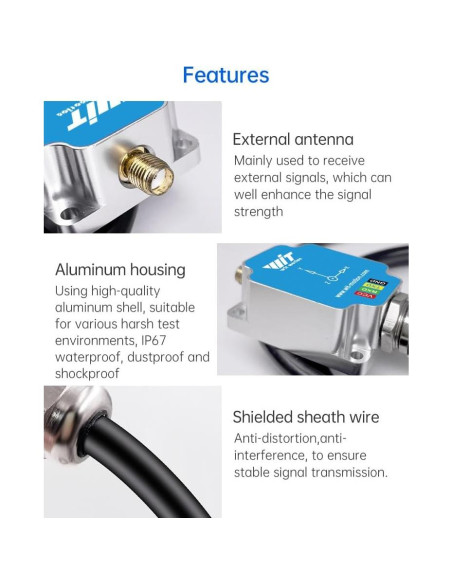 Sensor de Navegación Inercial WitMotion WTGAHRS3-TTL 6 Ejes