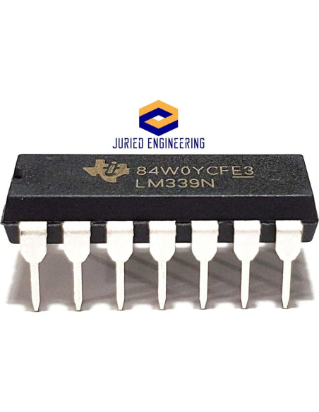 LM339N Comparador Diferencial Cuádruple Grado Industrial - Paquete de 20