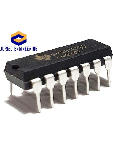 LM339N Comparador Diferencial Cuádruple Grado Industrial - Paquete de 20
