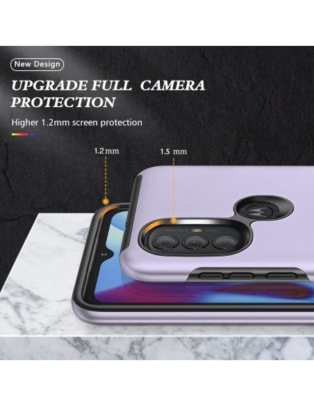 Funda Slim AKINIK para Moto G Power 2022 y G Pure con Soporte