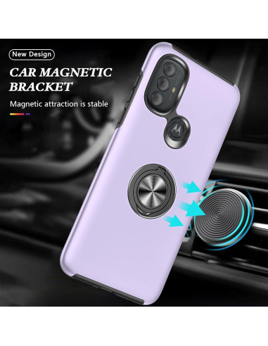 Funda Slim AKINIK para Moto G Power 2022 y G Pure con Soporte