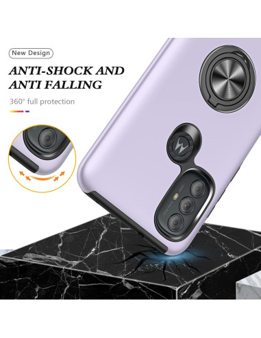 Funda Slim AKINIK para Moto G Power 2022 y G Pure con Soporte