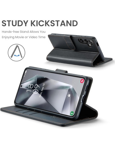 Funda billetera FLIPALM para Samsung Galaxy A56 5G - Negro