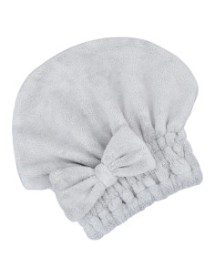 Toalla de Secado para Cabello Niños MAYOUTH Microfibra Gris Claro