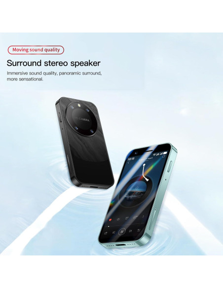 Mini Smartphone 3G Viqee MTK 32GB Android 8.1 2.55" Púrpura