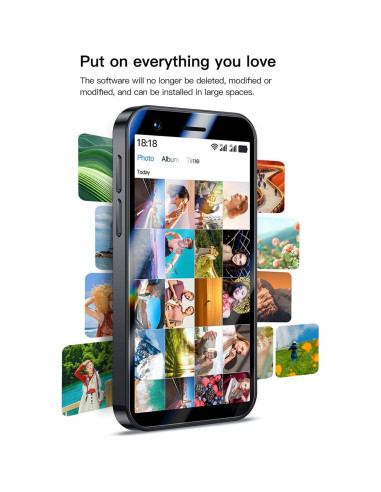 Mini Smartphone 3G Viqee MTK 32GB Android 8.1 2.55" Púrpura