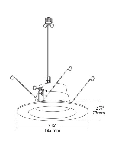 Kit Conversión LED RGB Wi-Fi BAZZ 11W 700 Lúmenes 15.24 cm