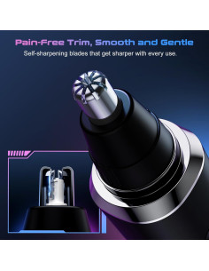 Recortador de Vello Nasal Recargable USB NINGBOTIAN TC-021 2