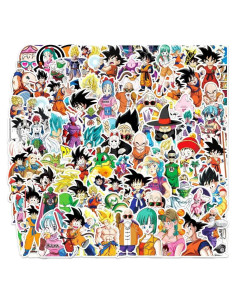 100 Stickers de Anime SHYVIAN para Laptop y Decoración DIY