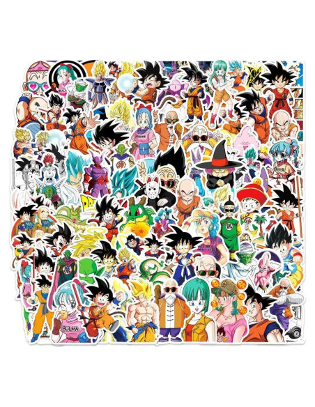 100 Stickers de Anime SHYVIAN para Laptop y Decoración DIY