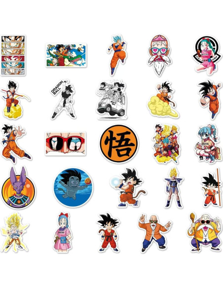 100 Stickers de Anime SHYVIAN para Laptop y Decoración DIY