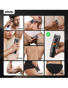 Recortadora Eléctrica de Vello Corporal ENSSU IPX7 60min 2