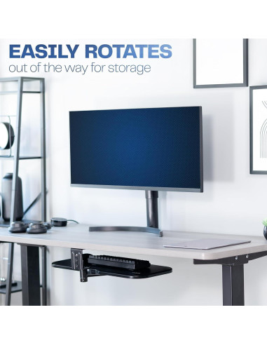 Bandeja de Teclado y Ratón VIVO MOUNT-KB01B 62.5x25.1cm