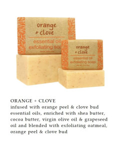 Jabón Exfoliante Natural Greenwich Bay 2 Piezas 244g Naranja Clavo 2