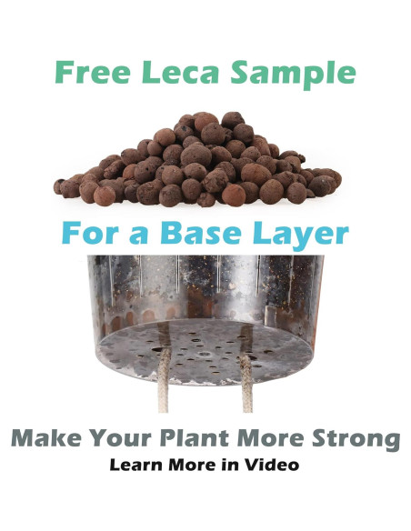 Paquete de 6 macetas autorriego DEELF OUTLET 17 cm blancas