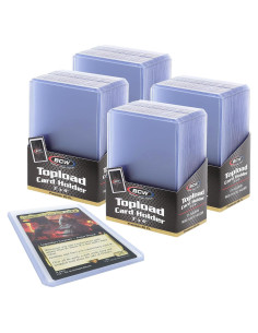 Toploaders BCW Premium 100 Pack 3x4" PVC Rígido Transparente