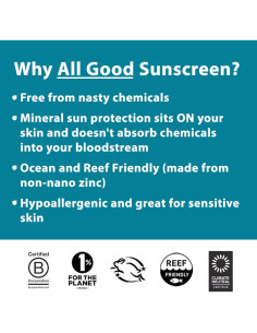Loción Solar Mineral All Good Sport SPF 30 - 473 ml 2