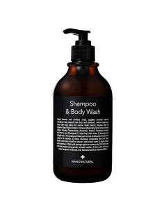 Champú y Gel de Ducha Nanonature 520ml 2 en 1 Natural