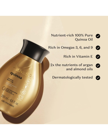 Paquete Aceite Hidratante Nativa SPA 3x200ml Vainilla Quinoa