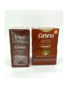 Jabón Exfoliante Caress Manteca de Karité 4 Paquetes 2