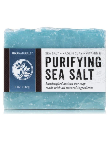 Jabón Artesanal de Sal Marina MIKA CONCEPTS 141 g - Piel Seca