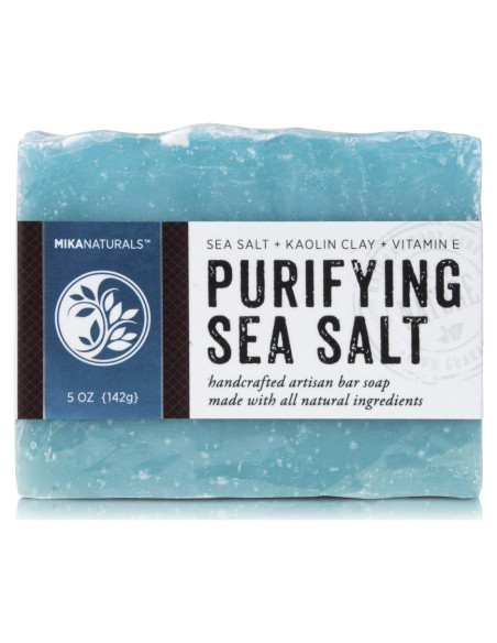 Jabón Artesanal de Sal Marina MIKA CONCEPTS 141 g - Piel Seca