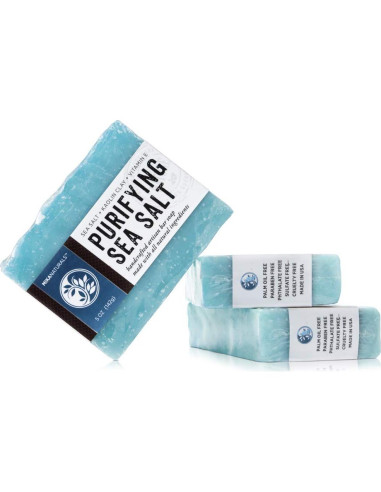 Jabón Artesanal de Sal Marina MIKA CONCEPTS 141 g - Piel Seca