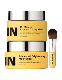 Dúo Hidratante Gleamin - Mascarilla de Arcilla y Crema Iluminadora