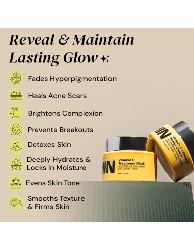 Dúo Hidratante Gleamin - Mascarilla de Arcilla y Crema Iluminadora