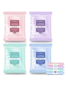 Toallitas Faciales Mi Punto de Belleza - 120 Pcs Hidratantes