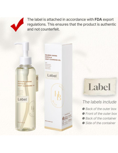 Aceite Limpiador Ligero HEVEBLUE Centella Salmón 263g