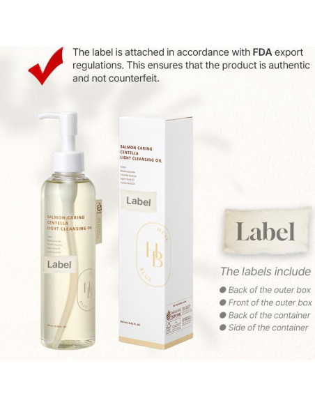 Aceite Limpiador Ligero HEVEBLUE Centella Salmón 263g