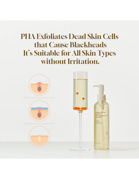 Aceite Limpiador Ligero HEVEBLUE Centella Salmón 263g