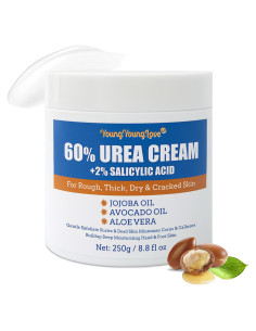 Crema de Urea 60% YOUNGYOUNGLOVE para Pies y Manos 248g