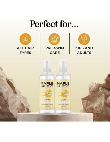 Acondicionador sin enjuague Maple Holistics 473 ml para nadar