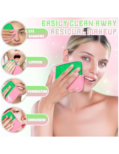 Paños Desmaquillantes Reutilizables Breling 12 Unidades Microfibra